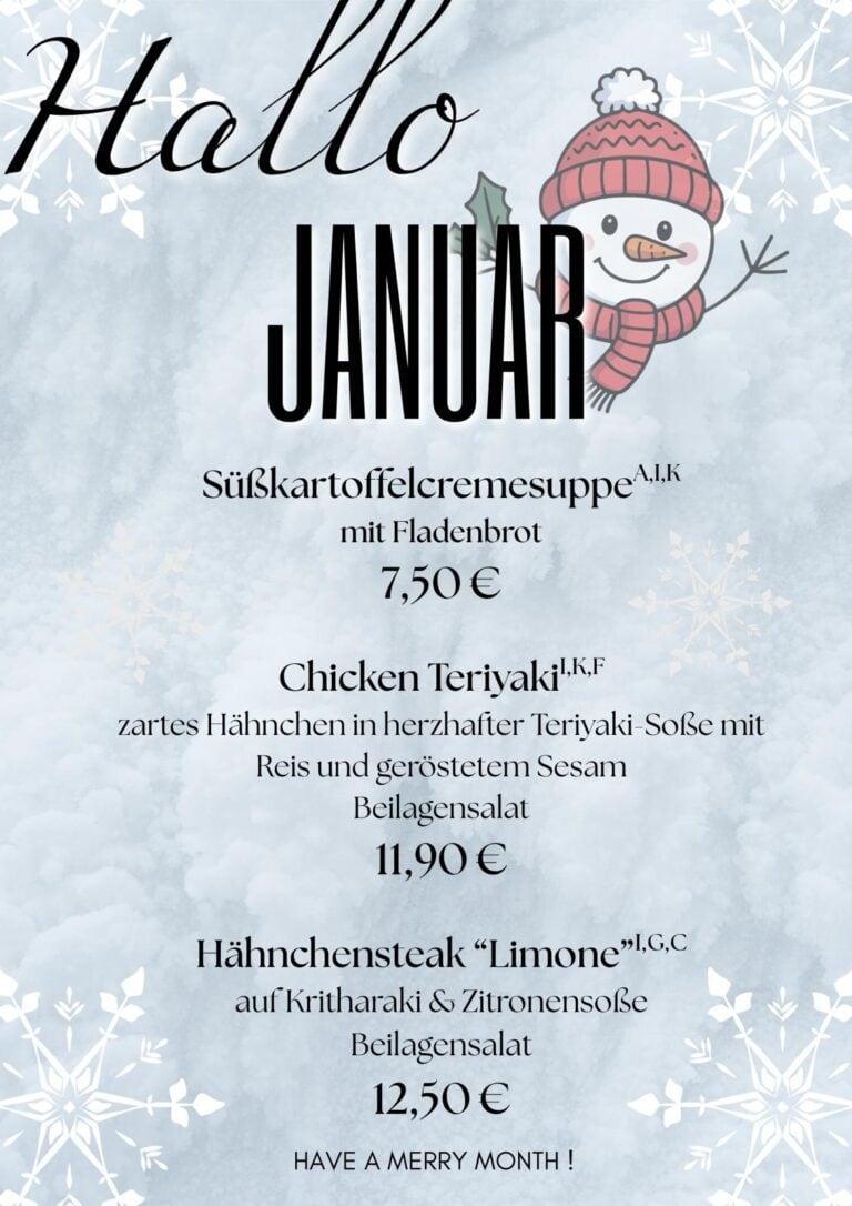 Januar Angebot