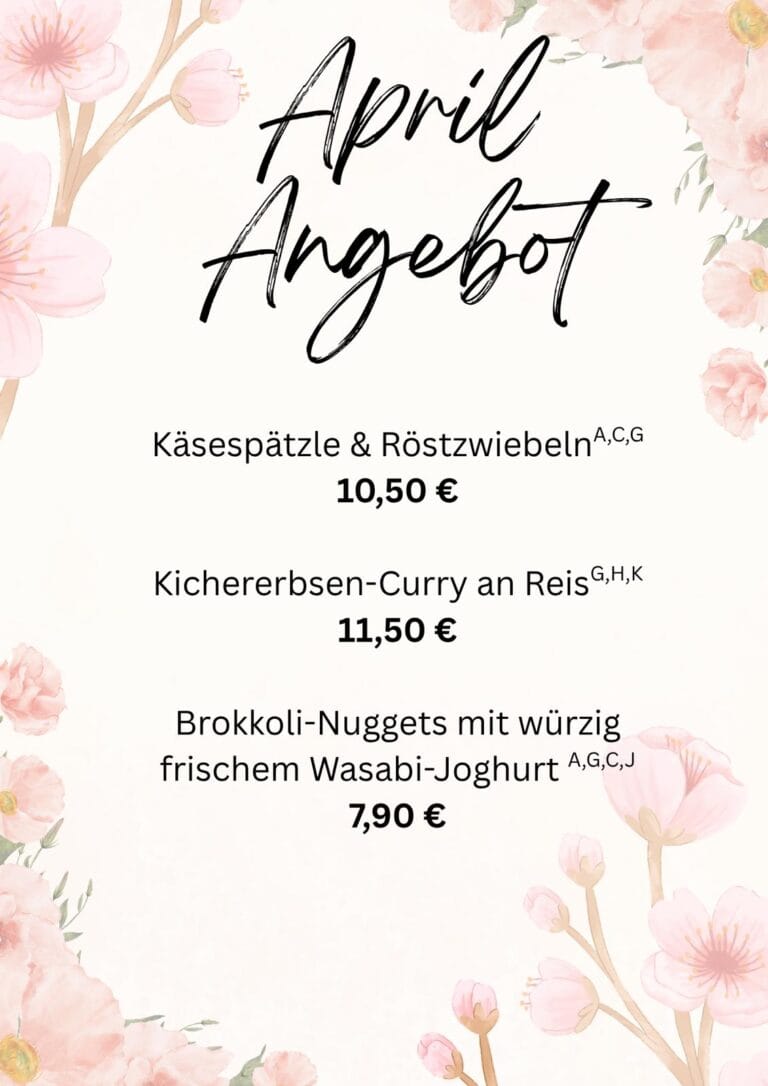 Aprli Angebot