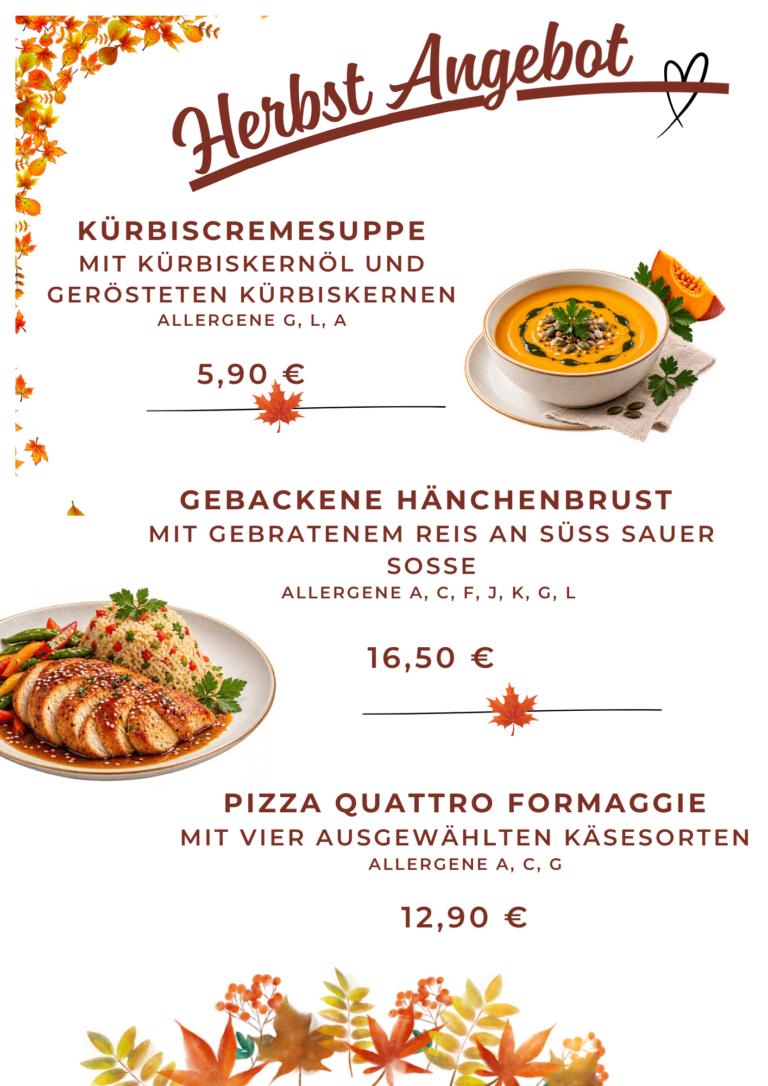 Herbst - Angebot